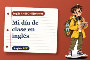 Ejercicios de la rutina diaria (1.º ESO) con Leo, el viajero de Anglais PDF
