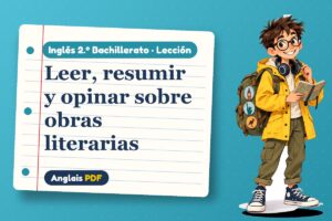 Lección de literatura inglesa (2.º Bachillerato) con Leo, el viajero de Anglais PDF