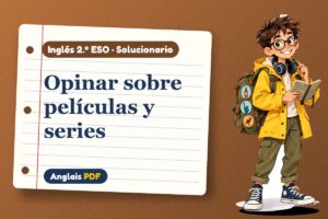 Solucionario de cine y series (2.º ESO) con Leo, el viajero de Anglais PDF