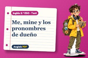 Test de pronombres objeto (2.º ESO) con Leo, el viajero de Anglais PDF