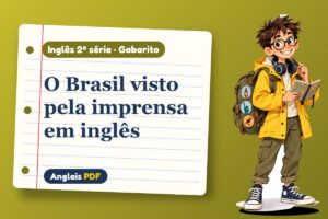 O Brasil visto pela imprensa em inglês – Gabarito de inglês 2ª série com Léo, o viajante do Anglais PDF