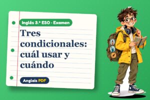 Examen de los condicionales (3.º ESO) con Leo, el viajero de Anglais PDF