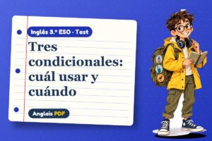 Test de los condicionales (3.º ESO) con Leo, el viajero de Anglais PDF