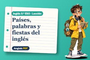 Lección de inglés británico y americano (3.º ESO) con Leo, el viajero de Anglais PDF