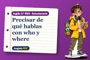 Solucionario de oraciones de relativo (3.º ESO) con Leo, el viajero de Anglais PDF