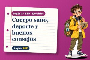 Ejercicios de salud y deporte (3.º ESO) con Leo, el viajero de Anglais PDF
