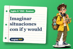 Examen del segundo condicional (3.º ESO) con Leo, el viajero de Anglais PDF