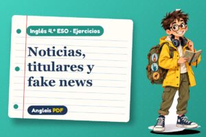 Ejercicios de medios (4.º ESO) con Leo, el viajero de Anglais PDF