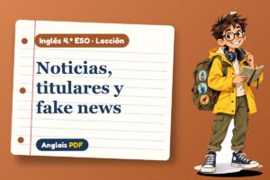 Lección de medios de comunicación (4.º ESO) con Leo, el viajero de Anglais PDF