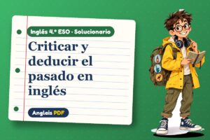 Solucionario de modales perfectos (4.º ESO) con Leo, el viajero de Anglais PDF
