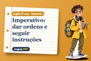 Imperativo: dar ordens e seguir instruções – Gabarito de inglês 6º ano com Léo, o viajante do Anglais PDF