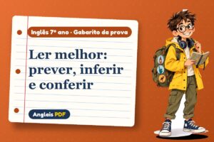 Ler melhor: prever, inferir e conferir – Gabarito da prova de inglês 7º ano com Léo, o viajante do Anglais PDF