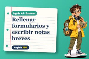 Examen de formularios (A1) con Leo, el viajero de Anglais PDF