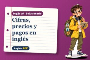 Solucionario de los números en inglés (A1) con Leo, el viajero de Anglais PDF