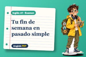 Examen del pasado simple (A1) con Leo, el viajero de Anglais PDF