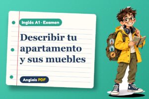 Examen de there is y there are (A1) con Leo, el viajero de Anglais PDF