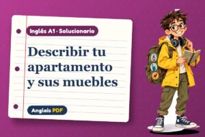 Solucionario de there is y there are (A1) con Leo, el viajero de Anglais PDF