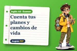 Examen de be going to (A2) con Leo, el viajero de Anglais PDF