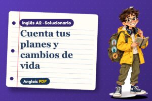 Solucionario de be going to (A2) con Leo, el viajero de Anglais PDF
