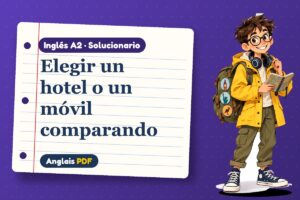 Solucionario de comparativos (A2) con Leo, el viajero de Anglais PDF