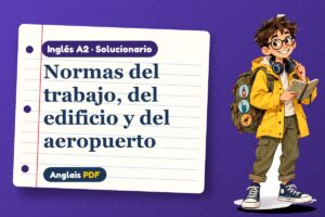 Solucionario de have to y must (A2) con Leo, el viajero de Anglais PDF
