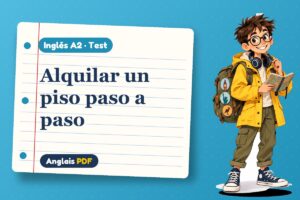 Test de inglés para alquilar piso (A2) con Leo, el viajero de Anglais PDF