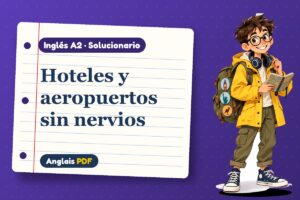Solucionario de hotel y aeropuerto (A2) con Leo, el viajero de Anglais PDF