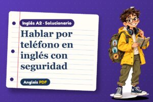 Solucionario de inglés por teléfono (A2) con Leo, el viajero de Anglais PDF