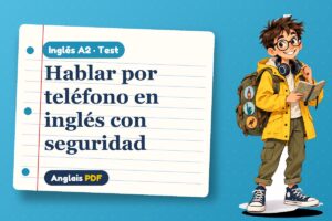 Test de inglés por teléfono (A2) con Leo, el viajero de Anglais PDF