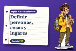 Solucionario de oraciones de relativo (A2) con Leo, el viajero de Anglais PDF