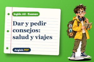 Examen de should en inglés (A2) con Leo, el viajero de Anglais PDF
