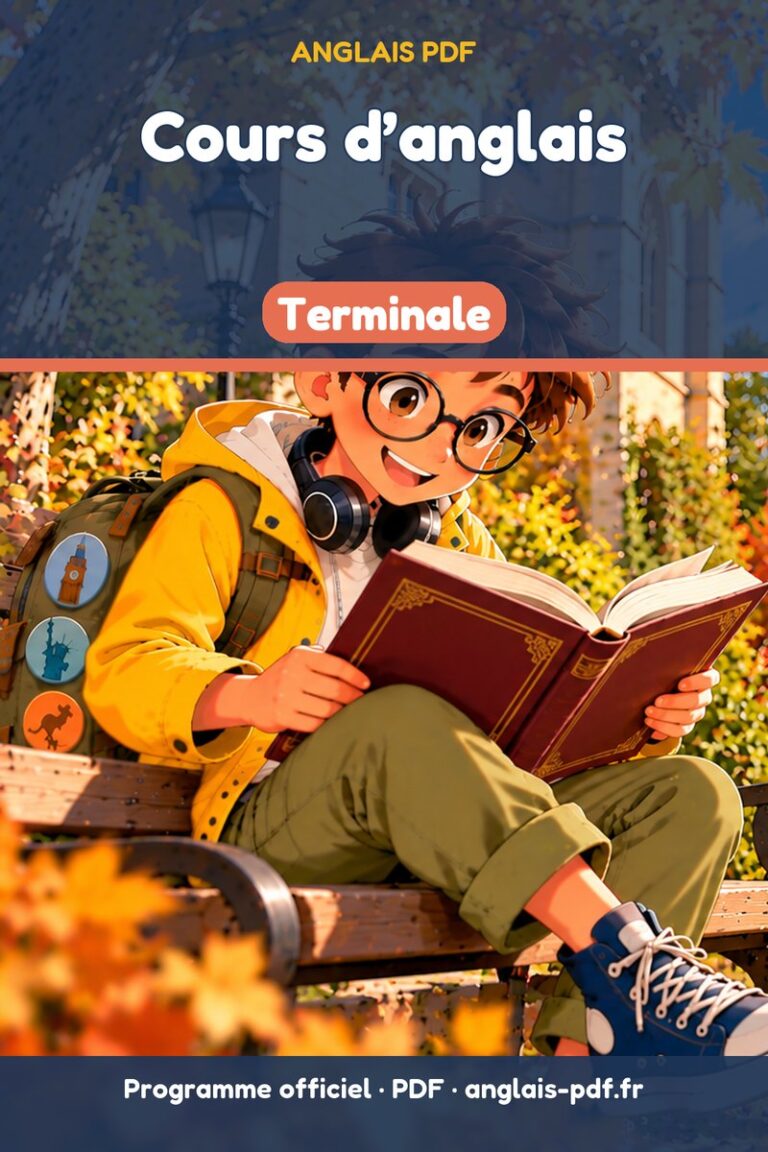 Cours d’anglais Terminale : livre PDF de 108 pages