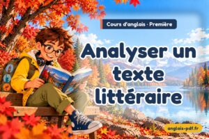 Cours d'anglais première : Analyser un texte littéraire