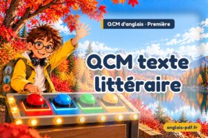 QCM d'anglais première : QCM texte littéraire