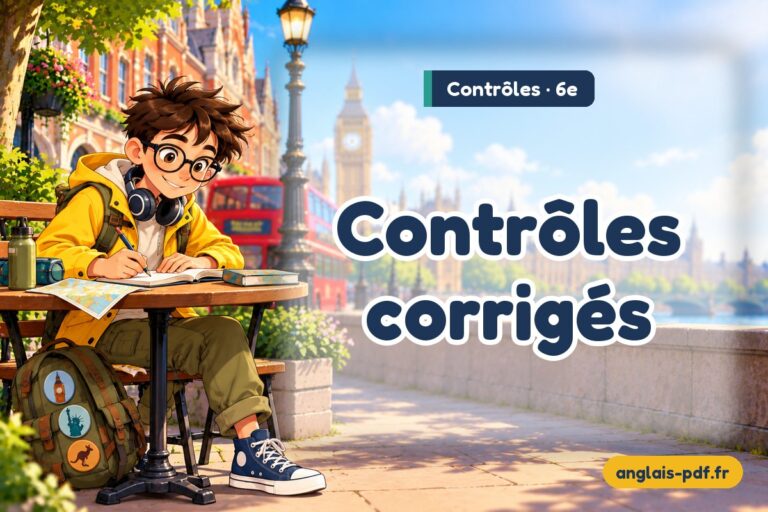 Contrôles d’anglais 6ème avec corrigés