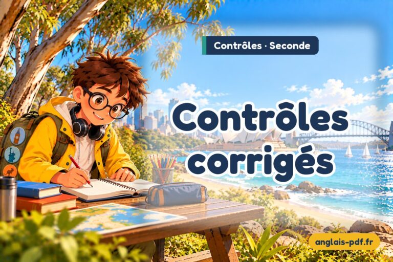 Contrôles d’anglais 2de avec corrigés