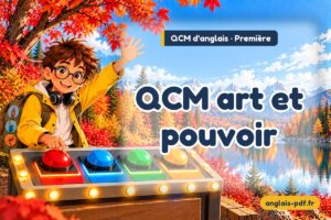 QCM d'anglais première : QCM art et pouvoir
