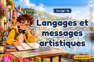 Corrigé des exercices d'anglais 4e : Langages et messages artistiques
