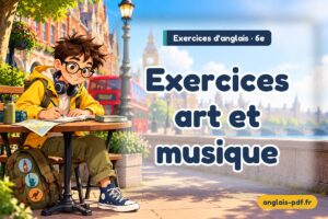 Exercices d'anglais 6e : Exercices art et musique