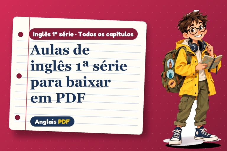 Aulas de inglês 1ª série para baixar em PDF