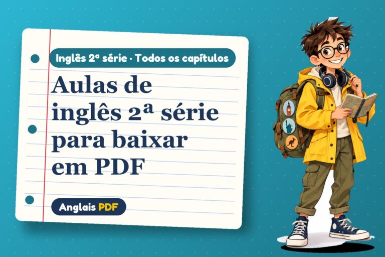 Aulas de inglês 2ª série para baixar em PDF