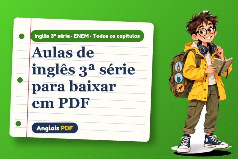 Aulas de inglês 3ª série para baixar em PDF