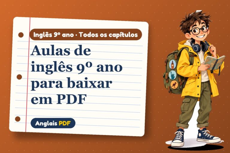 Aulas de inglês 9º ano para baixar em PDF