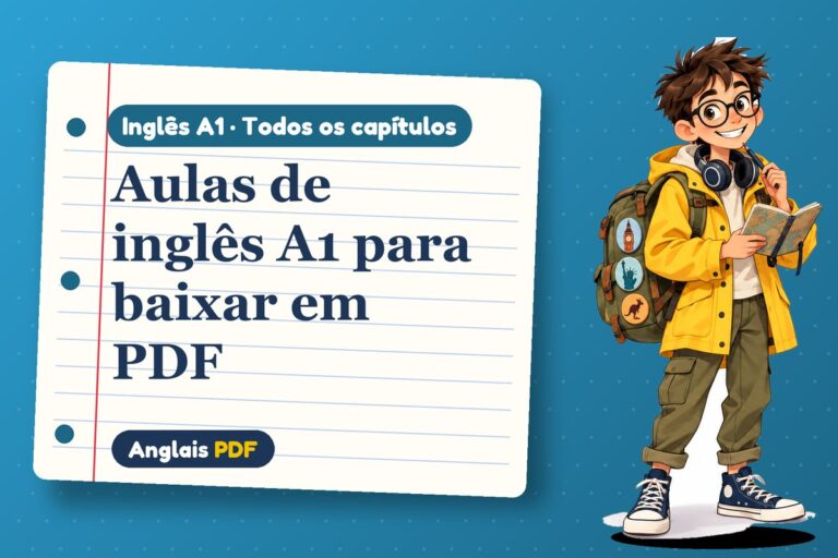 Aulas de inglês A1 para baixar em PDF