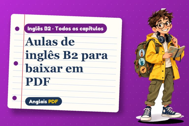Aulas de inglês B2 para baixar em PDF