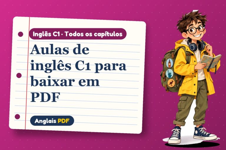 Aulas de inglês C1 para baixar em PDF