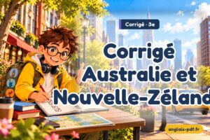 Corrigé des exercices d'anglais 3e : Corrigé Australie et Nouvelle-Zélande