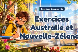 Exercices d'anglais 3e : Exercices Australie et Nouvelle-Zélande