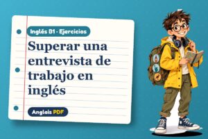 Ejercicios de entrevista de trabajo (B1) con Leo, el viajero de Anglais PDF
