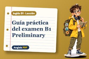 Lección de preparación del B1 Preliminary (B1) con Leo, el viajero de Anglais PDF